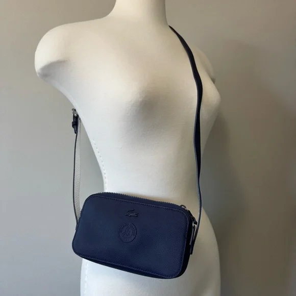 Lacoste Navy Crossbody Bag - Picture 1 of 8